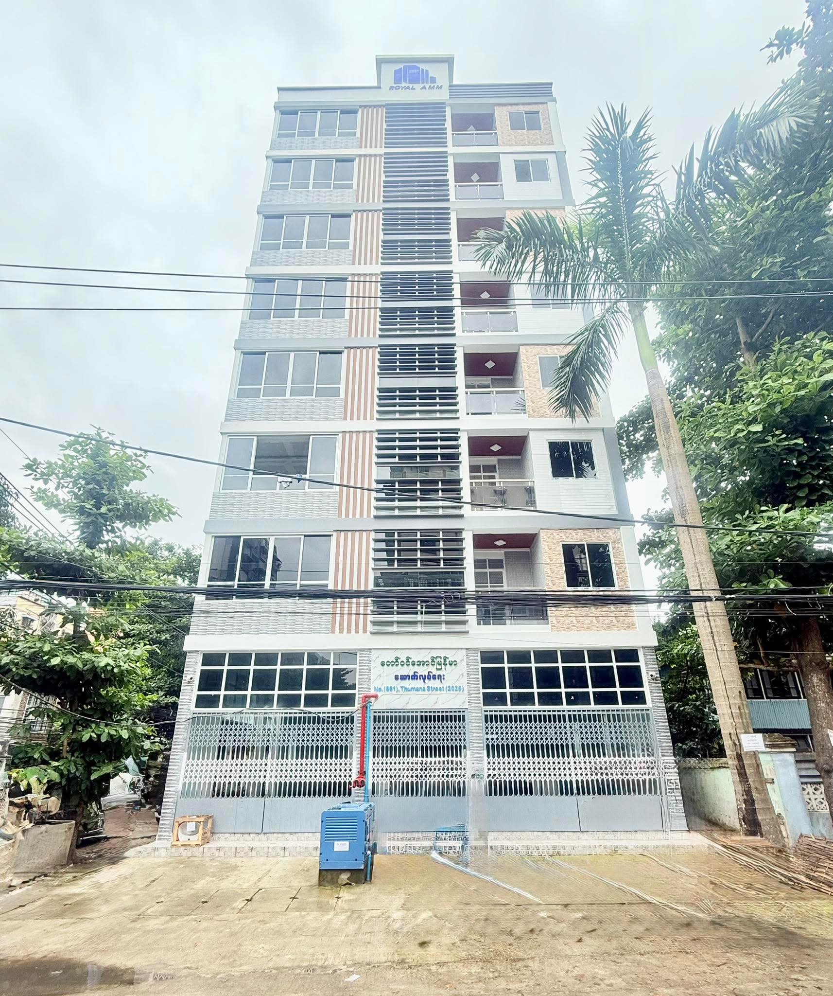 သင်္ဃန်းကျွန်းမြို့နယ်၊ သုမနလမ်းကျယ်ပေါ် Minicondo အရောင်းခန်း